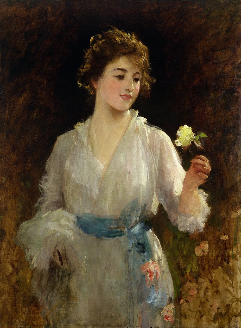 Den Gule Rose af Samuel Luke Fildes