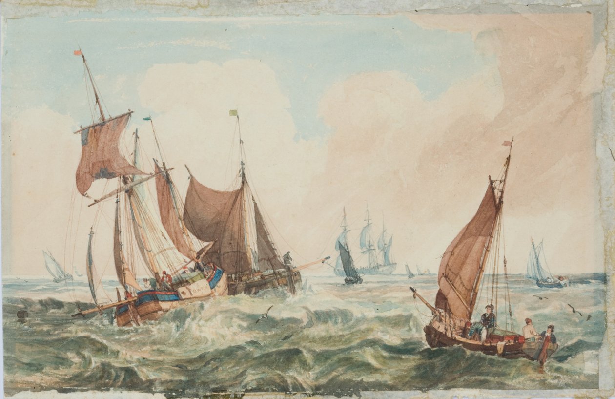 Havlandskab (blæk og akvarel på papir) af Samuel Owen