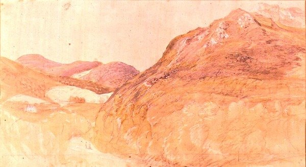I nærheden af Travellers Rest Inn, Dolgellau af Samuel Palmer