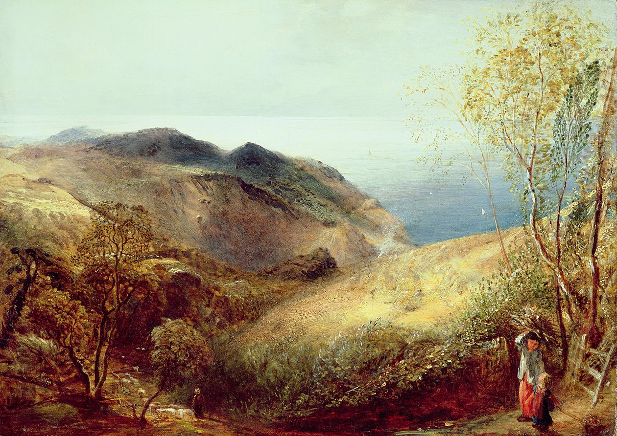 On Chalden Down, Dorset, ca. 1834-35 af Samuel Palmer