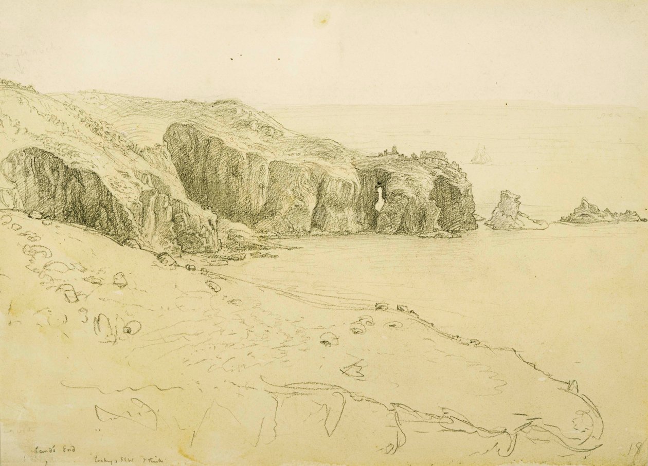 Pele Point, Lands End af Samuel Palmer