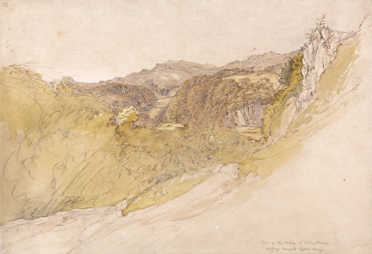 Dolwyddelan -dalen af Samuel Palmer