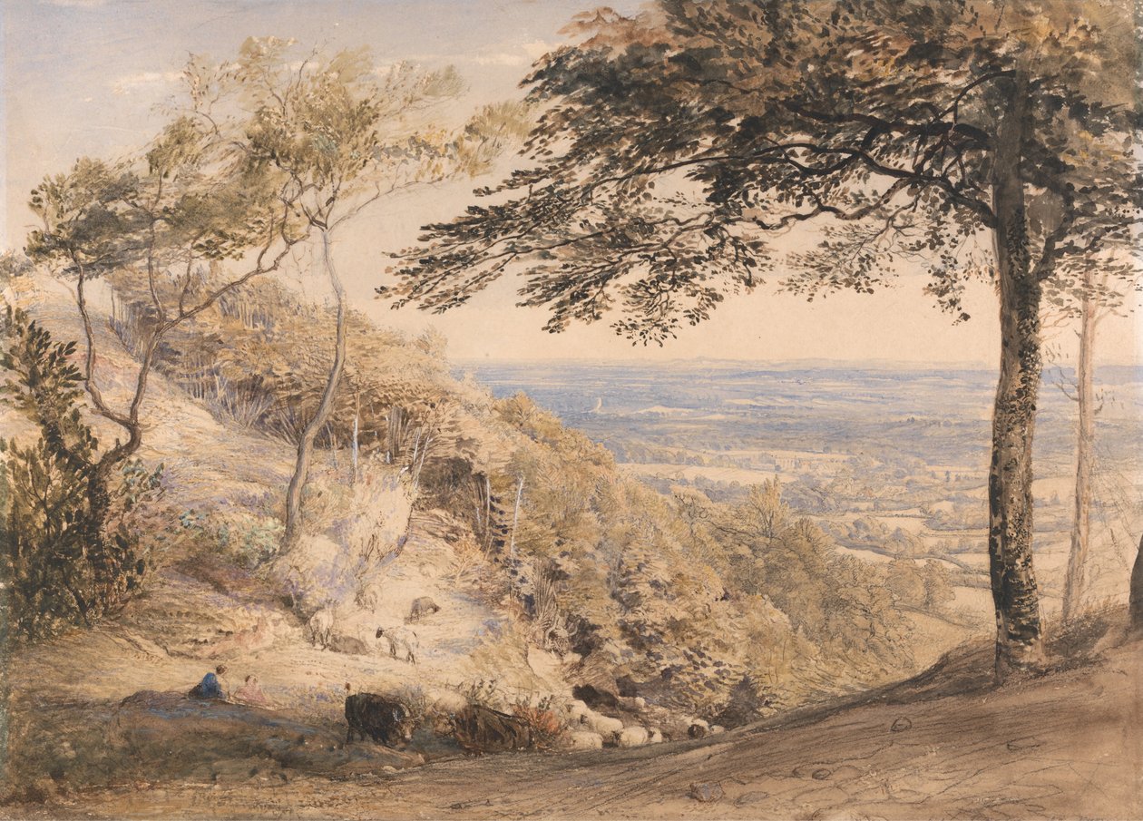 Wilmots Hill, Kent af Samuel Palmer