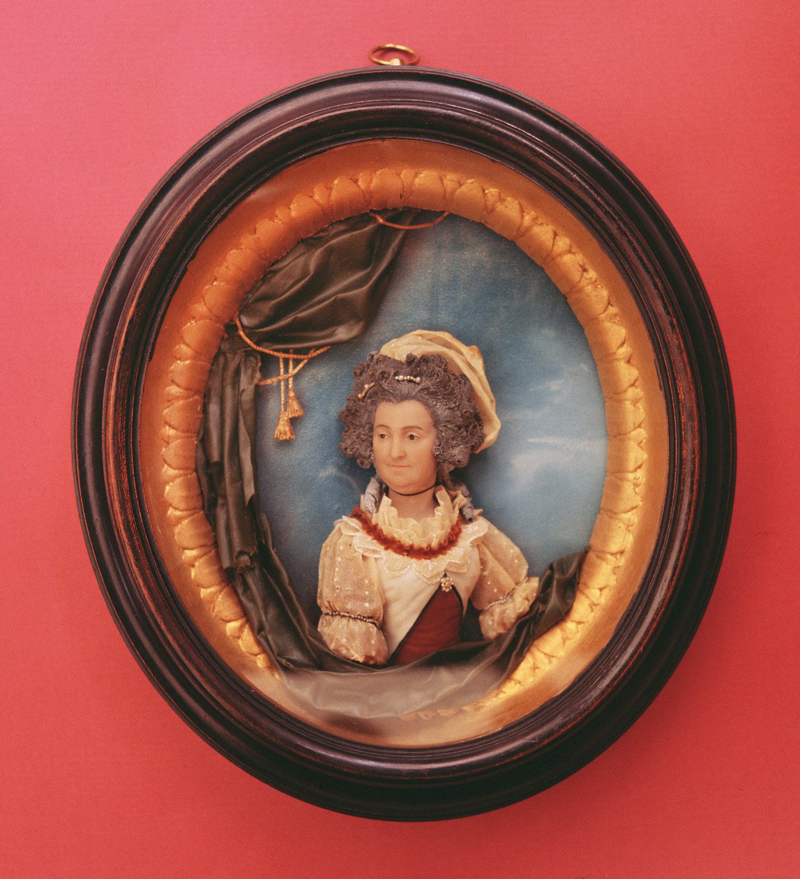 Miniatureportræt af Mary Berry (1763-1852) af Samuel Percy