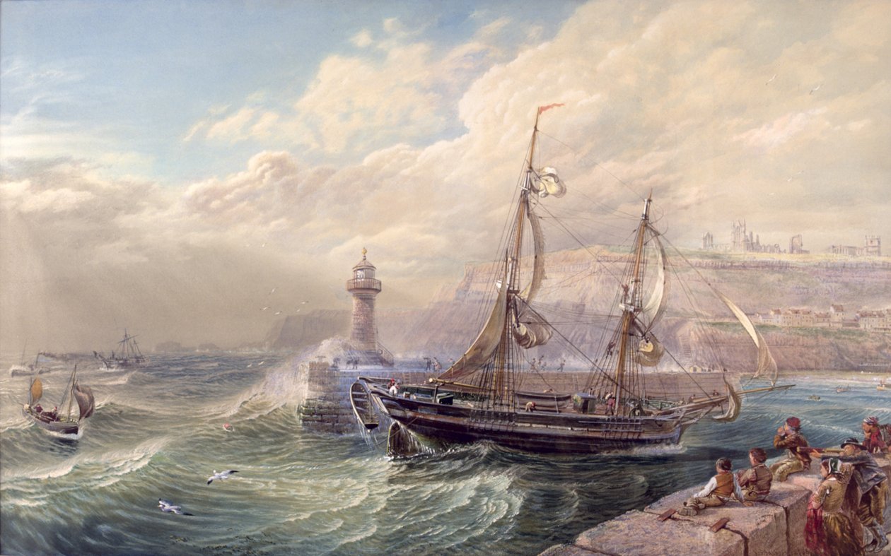 Whitby, 1883 af Samuel Phillips Jackson