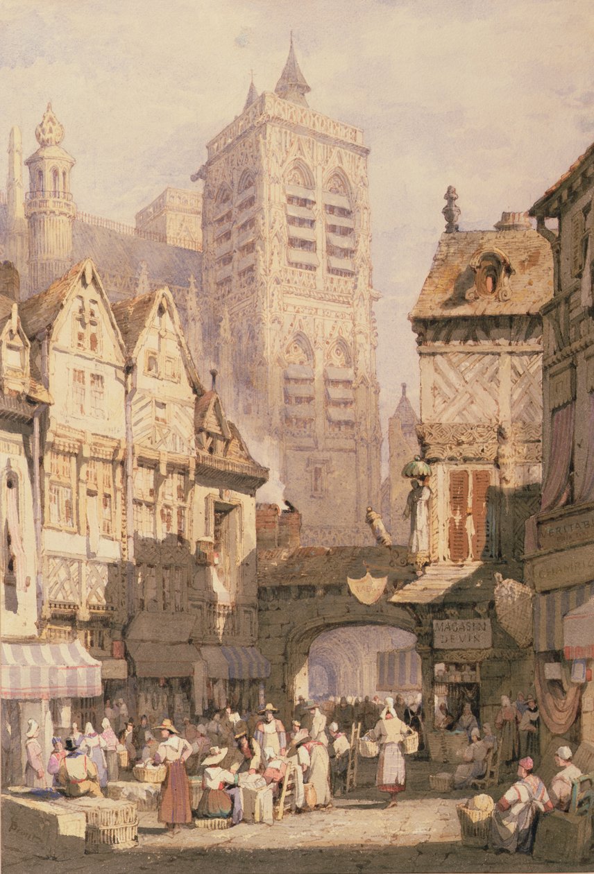 Abbeville af Samuel Prout