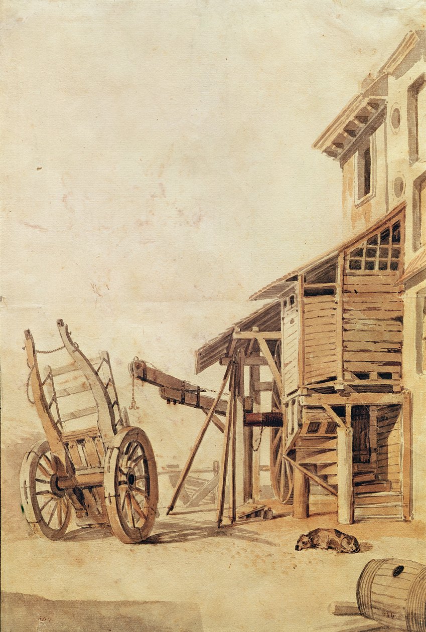 East India Docks af Samuel Scott