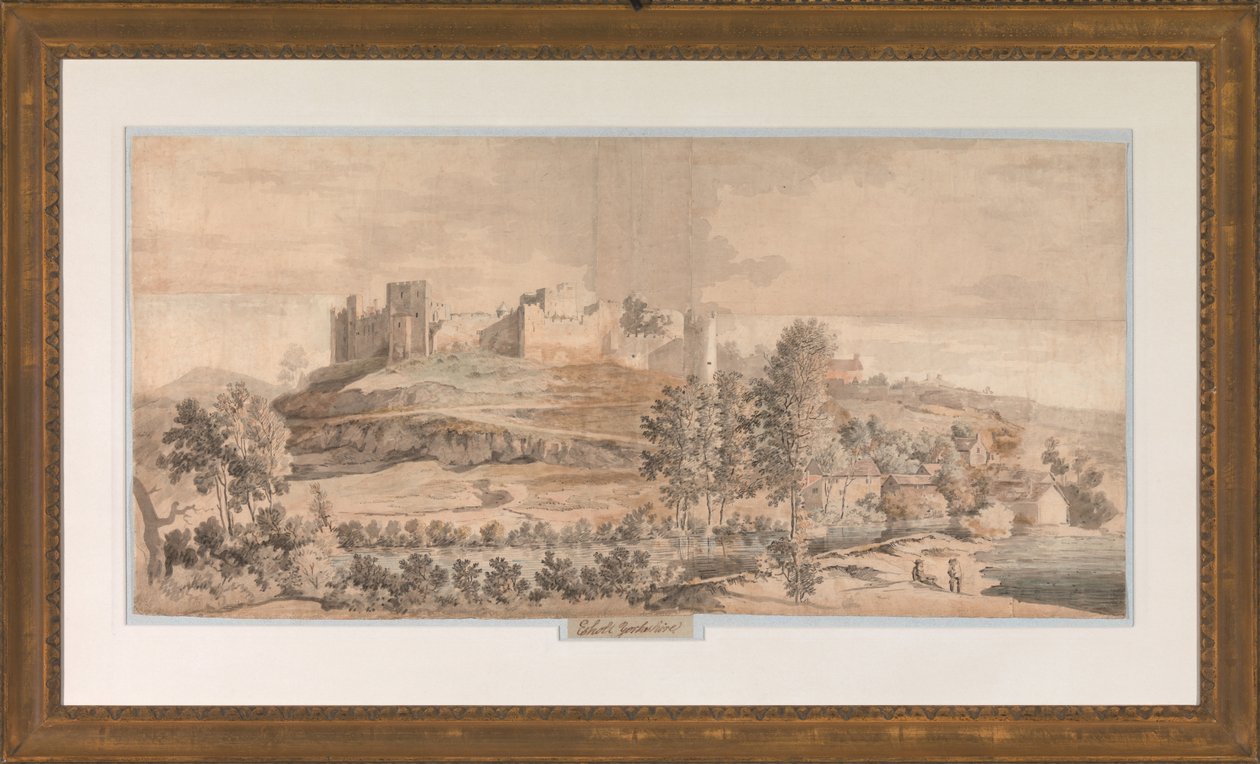 Ludlow Castle af Samuel Scott