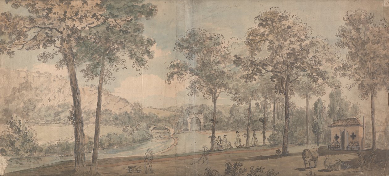 Mr. Vaughans, Boys Hill, Dorset af Samuel Scott
