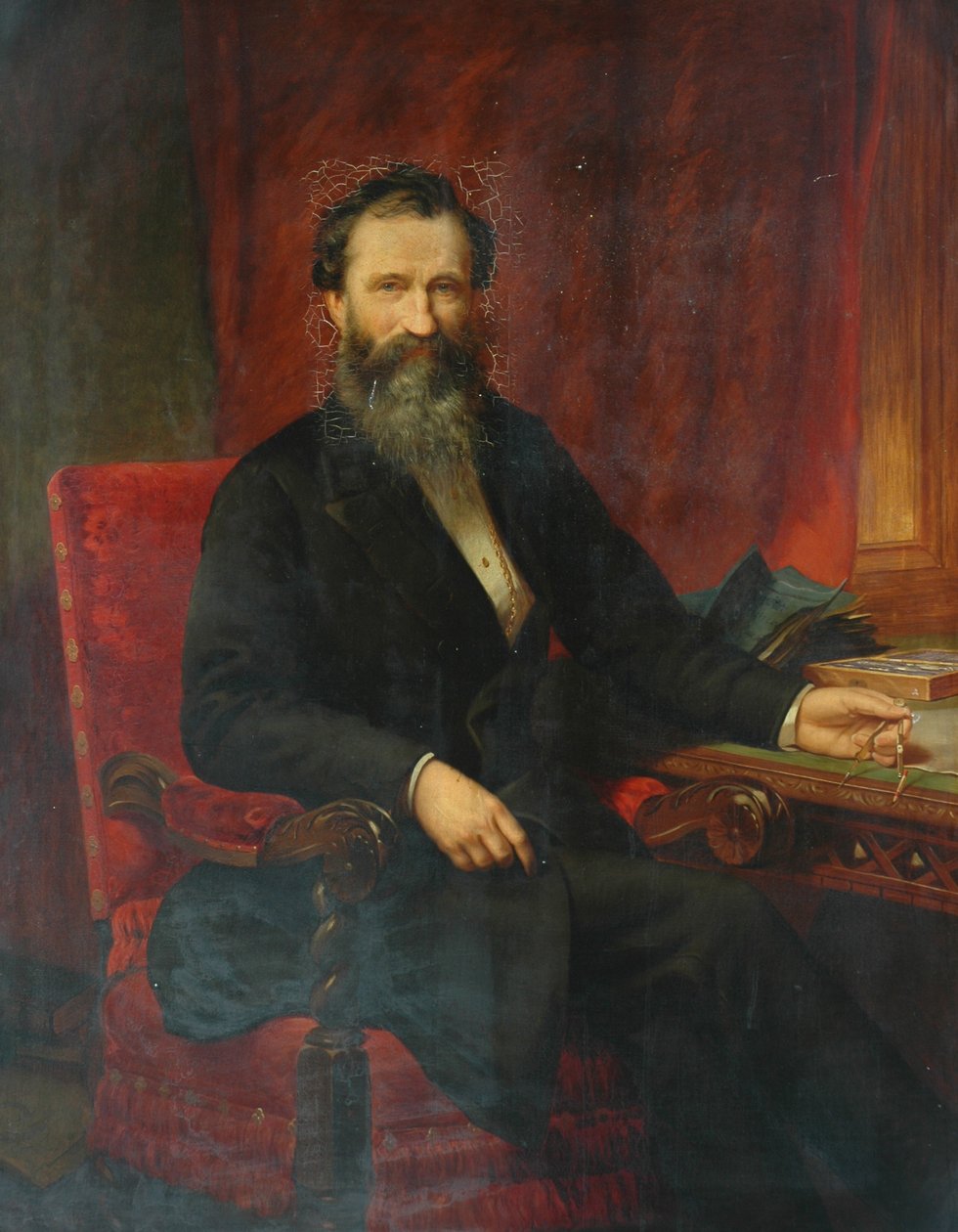 Sir Isaac Holden, 1868 af Samuel Sidley