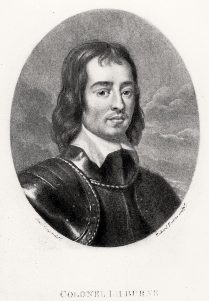 Oberst Robert Lilburne (1613-65) illustration fra Portraits of Characters Illustrious in British History, indgraveret af Robert Dunkarton (1744-c.1817) (mezzotint) af Samuel after Cooper