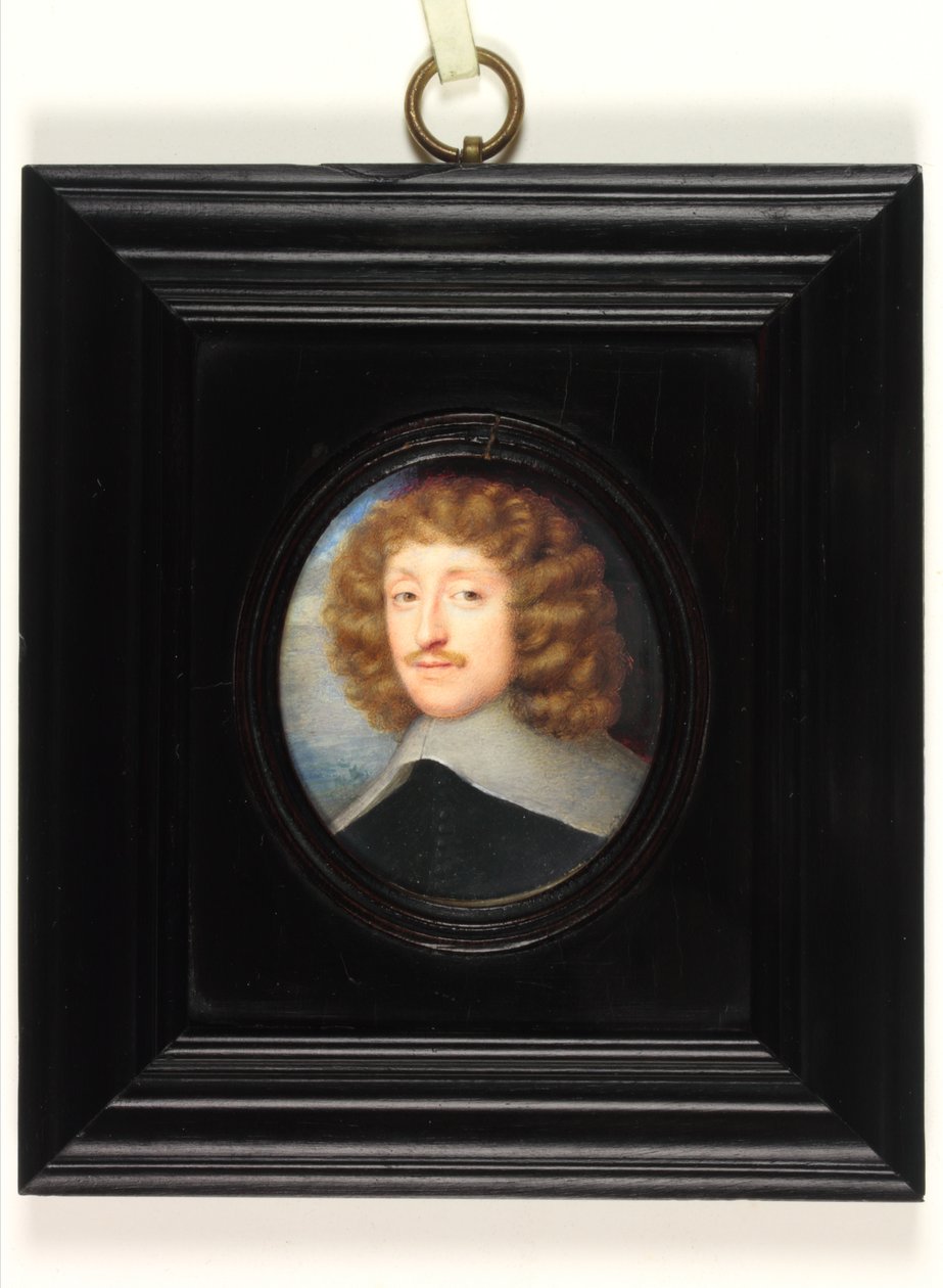 William Villiers, 2. Viscount Grandison (akvarel på vellum) af Samuel (cicle of) Cooper