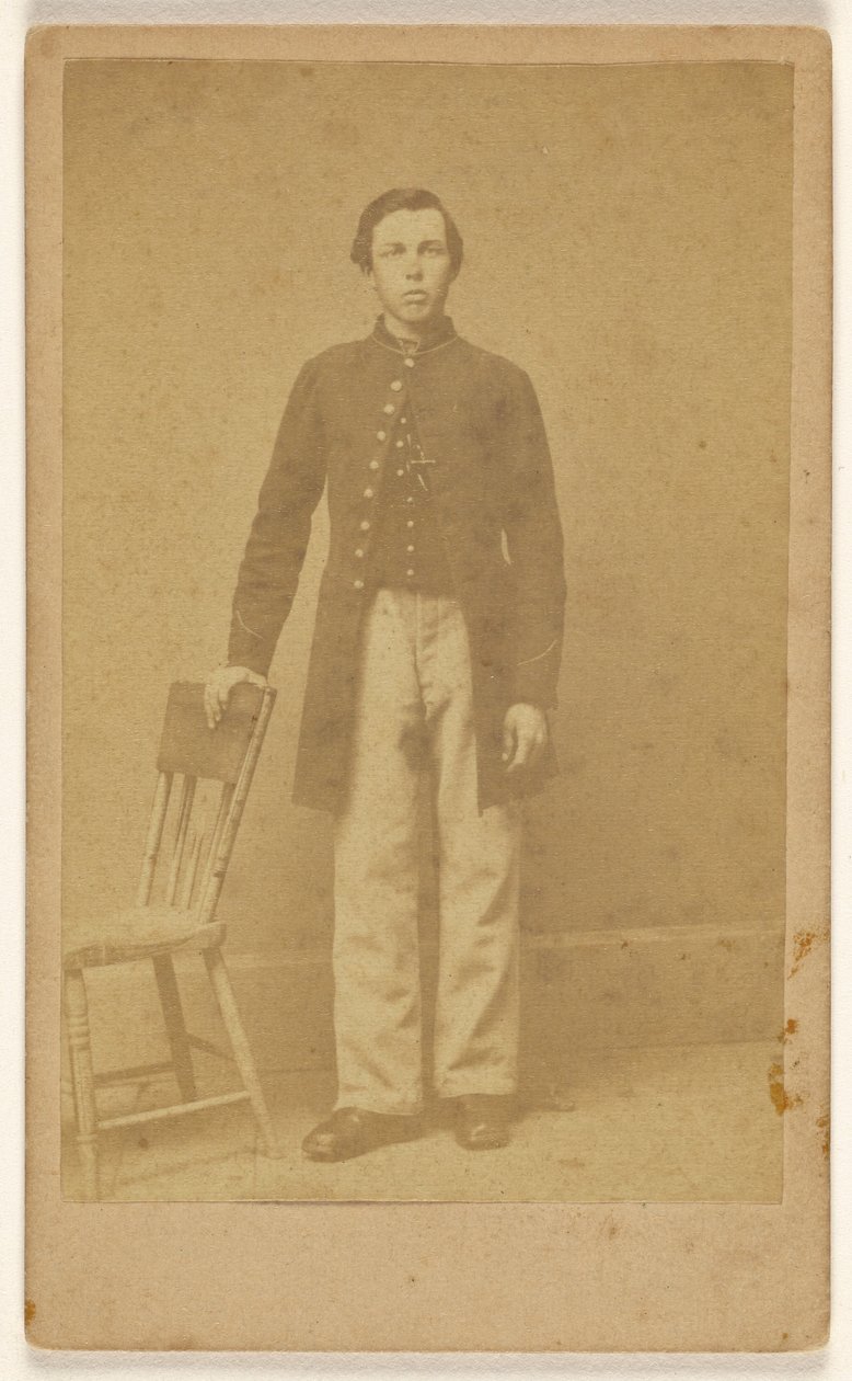 [Uidentificeret sydstatssoldat, stående]. af Samuel A. Cooley