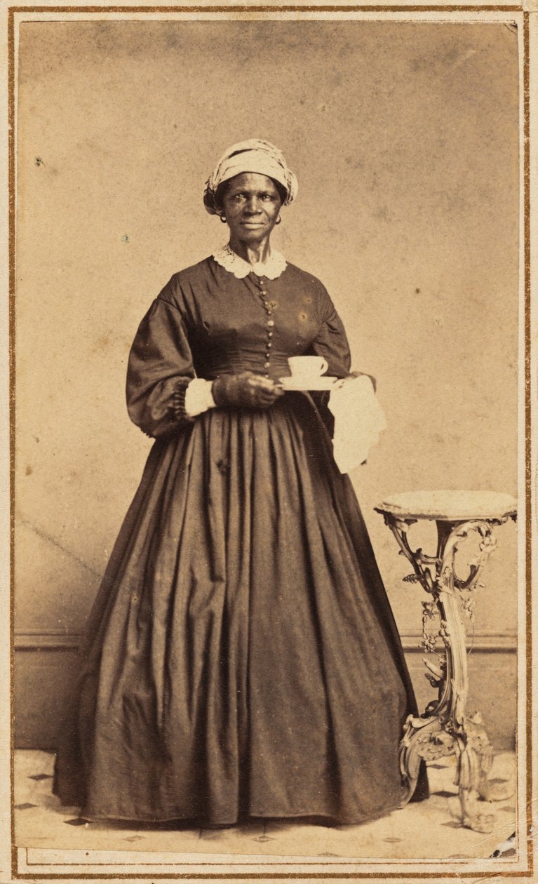 Portræt af en kvinde,1864-1865 (foto) af Samuel A. Thomas