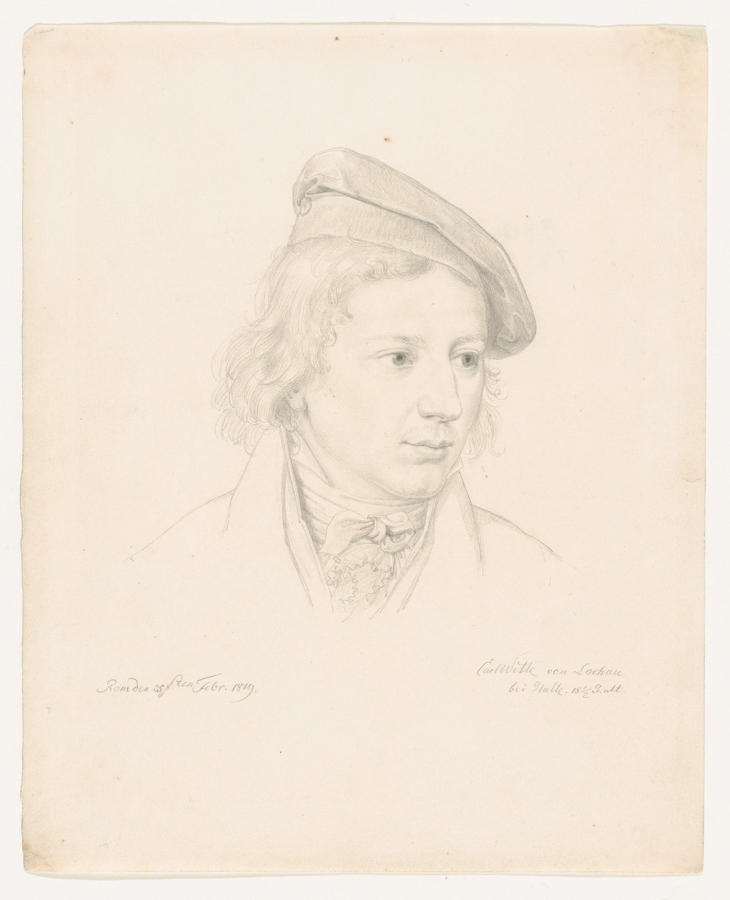 Portræt af Johann Heinrich Friedrich Carl Witte af Samuel Amsler