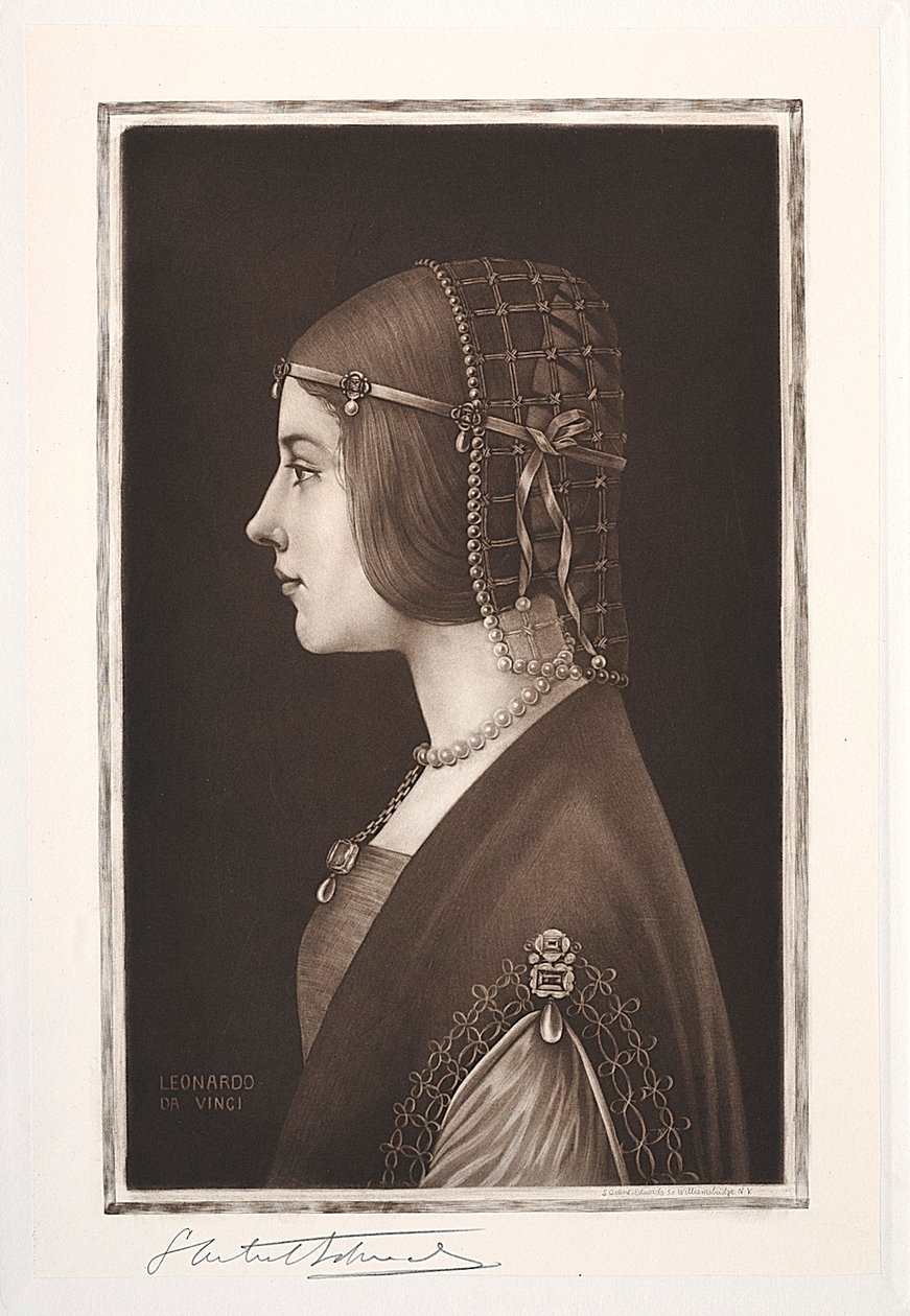 Beatrice DEste, det 19.-20. århundrede. af Samuel Arlent Edwards