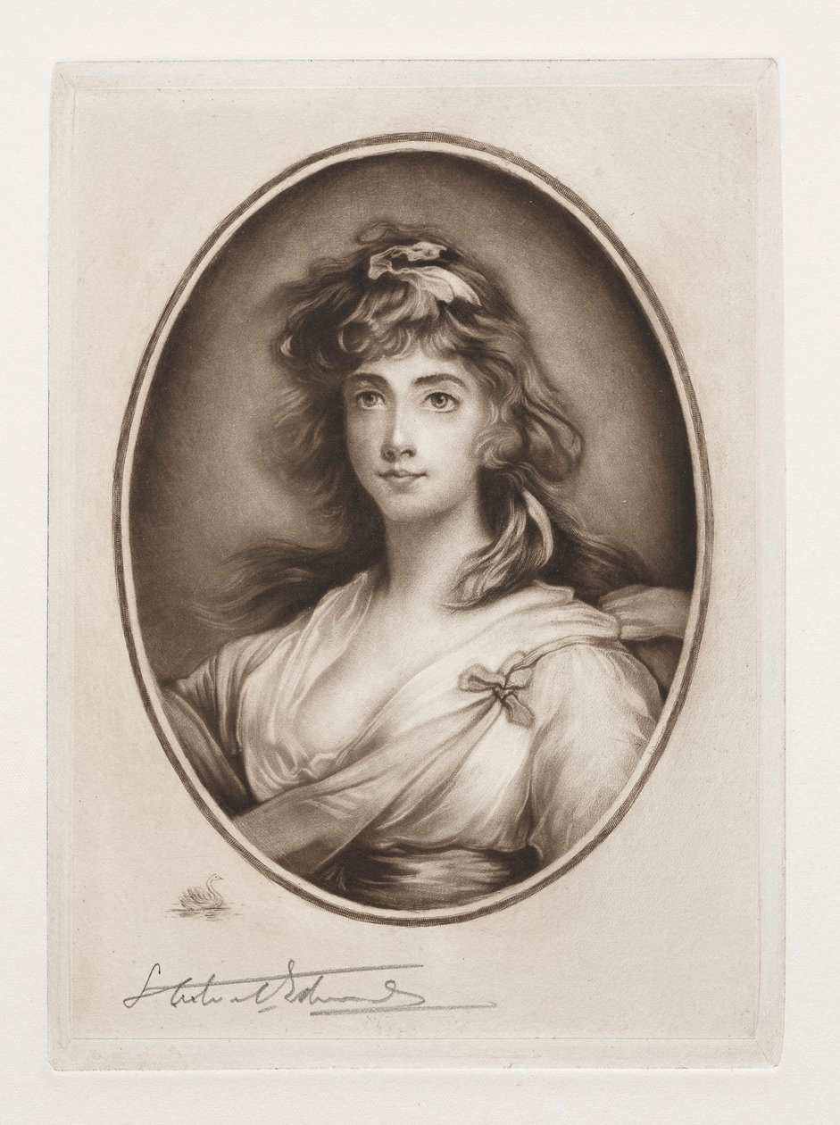 Miranda Mrs. Michael Angelo Taylor, det 19.-20. århundrede. af Samuel Arlent Edwards