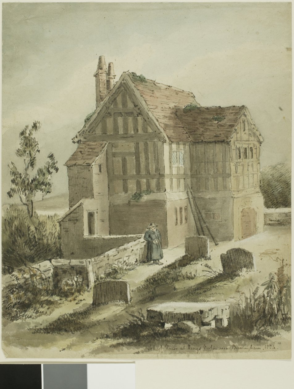 Skolehus ved Kings Norton nær Birmingham af Samuel Austin