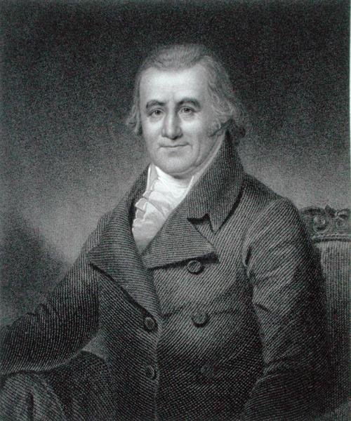 Caspar Wistar (1761-1818) graveret af William G. Jackman (fl.c.1841-60) (gravering) af Samuel Bell (after) Waugh