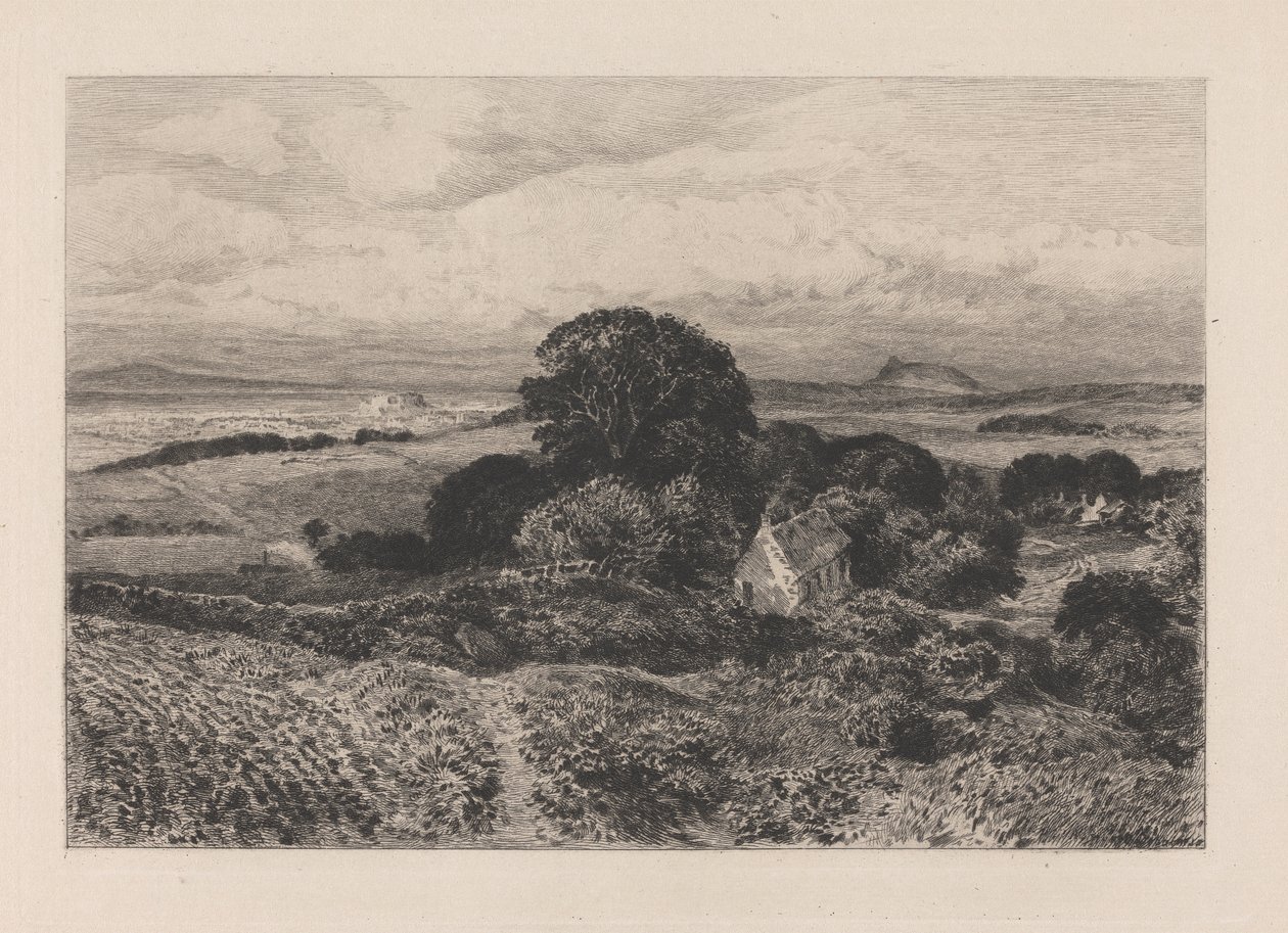 Fjernsyn over Edinburgh af Samuel Bough