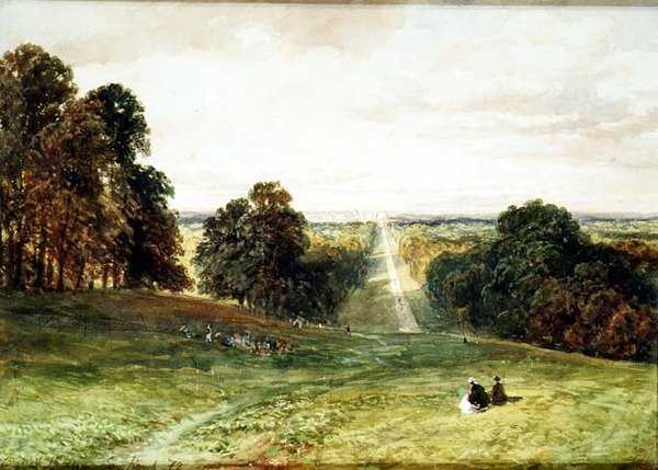 The Long Walk, Windsor af Samuel Bough