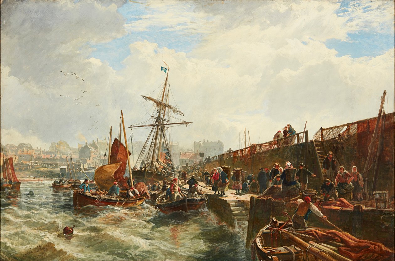 Losser fangsten, Newhaven af Samuel Bough