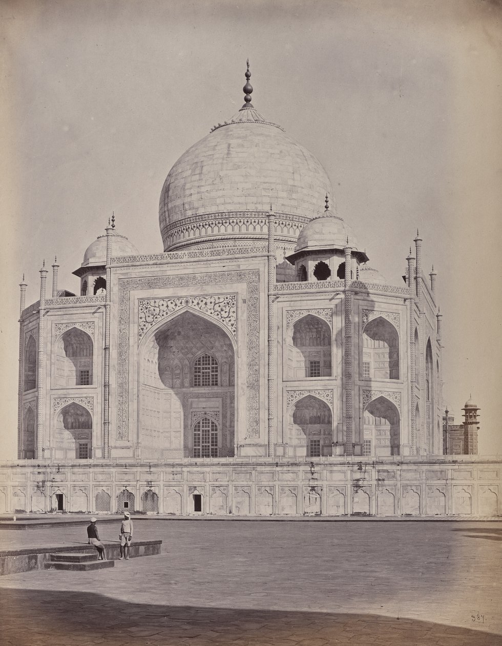 Agra. Taj, centrum af hovedbyen af Samuel Bourne