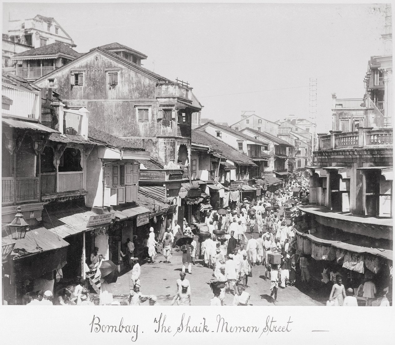 Bombay, Said-Memon-gaden af Samuel Bourne