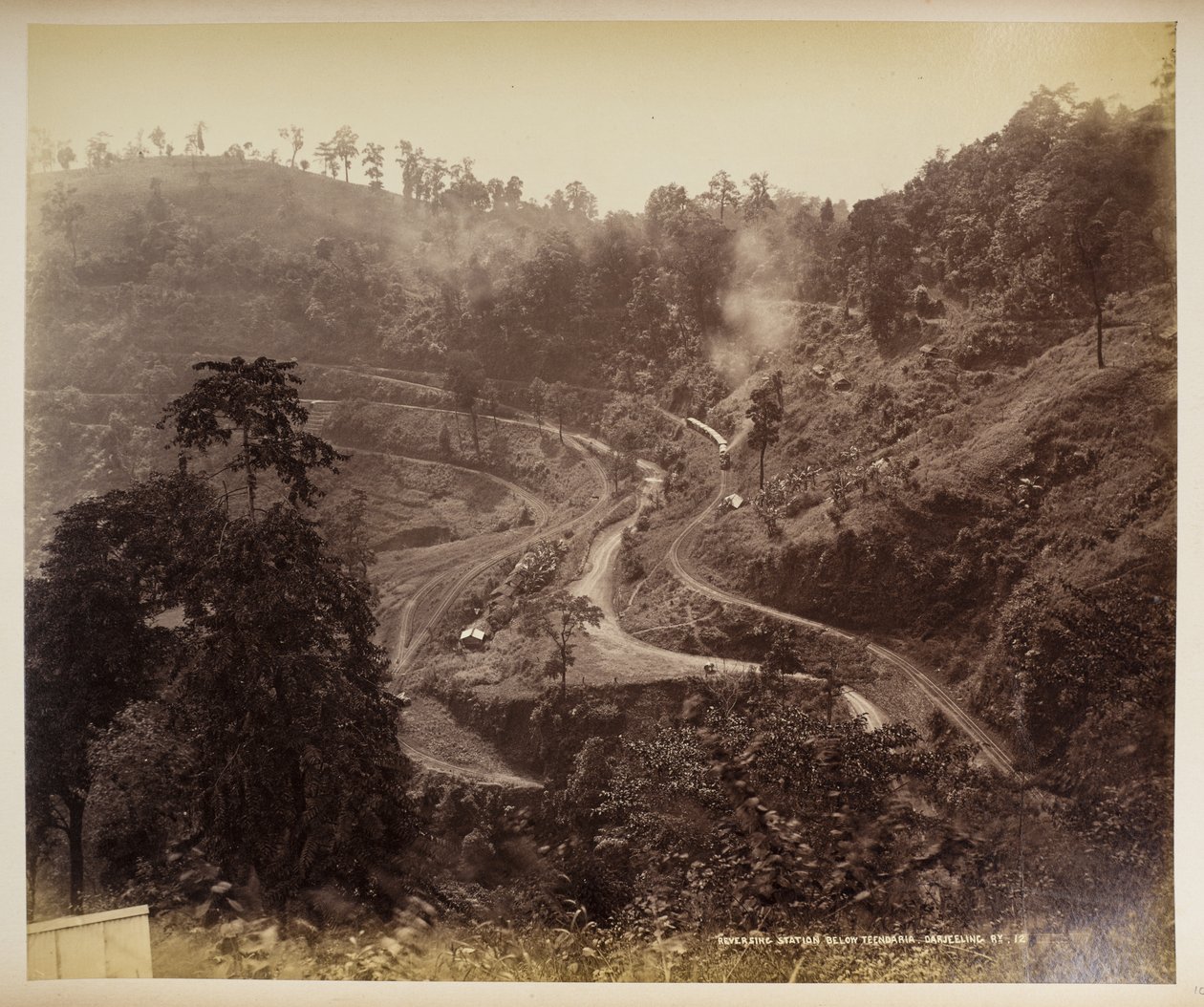 Vendestation under Teendaria, Darjeeling,  fra 