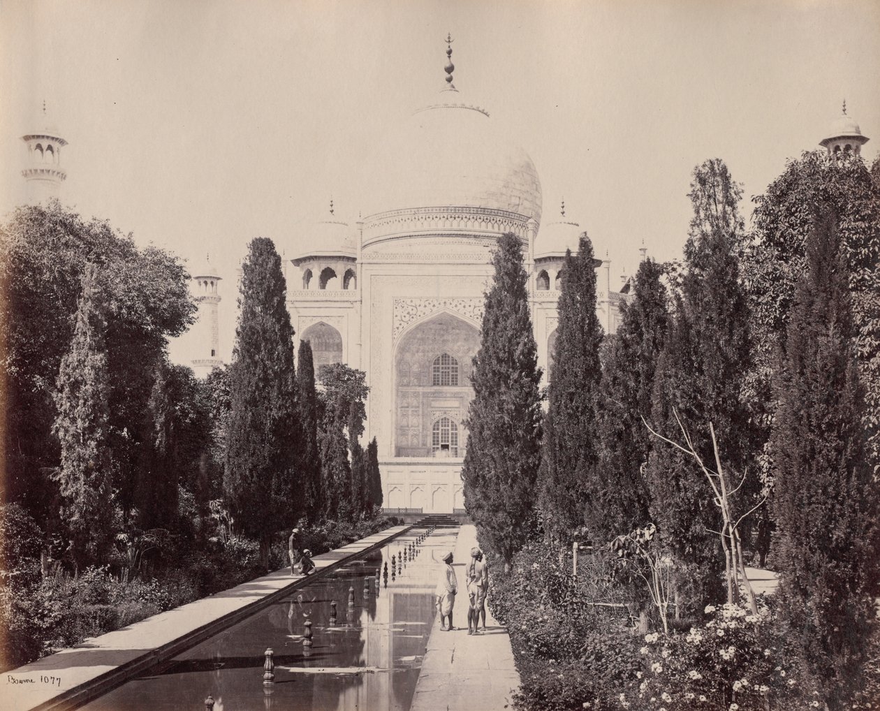 Simla og Taj Mahal af Samuel Bourne