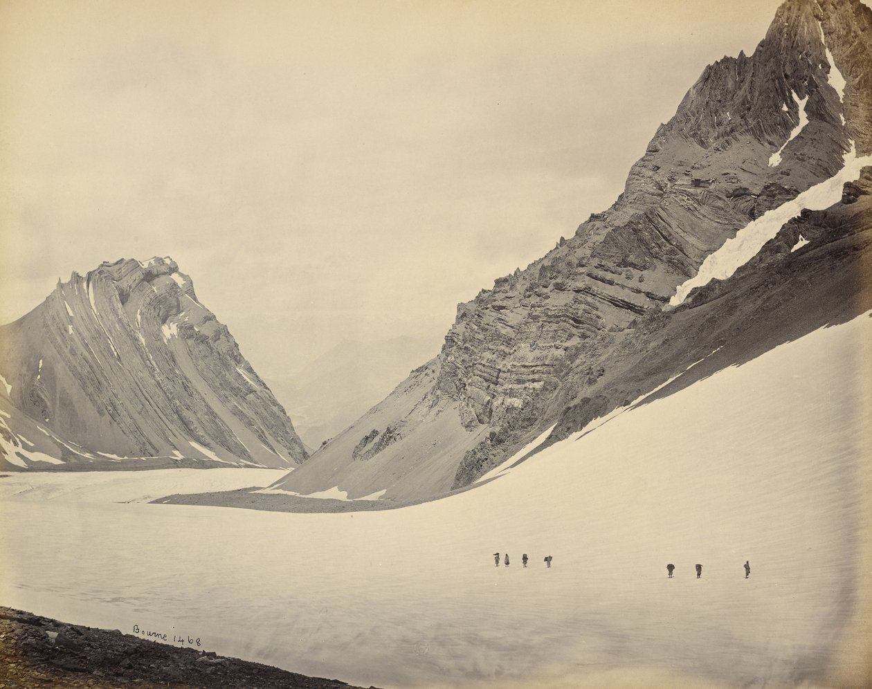 Manirung-passet - højde 18.600 fod af Samuel Bourne