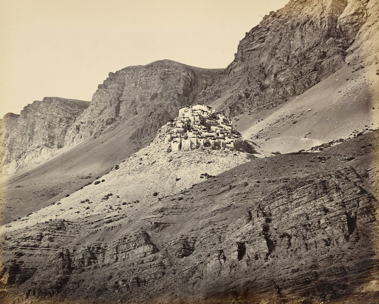Klosteret i Ki, Spiti af Samuel Bourne