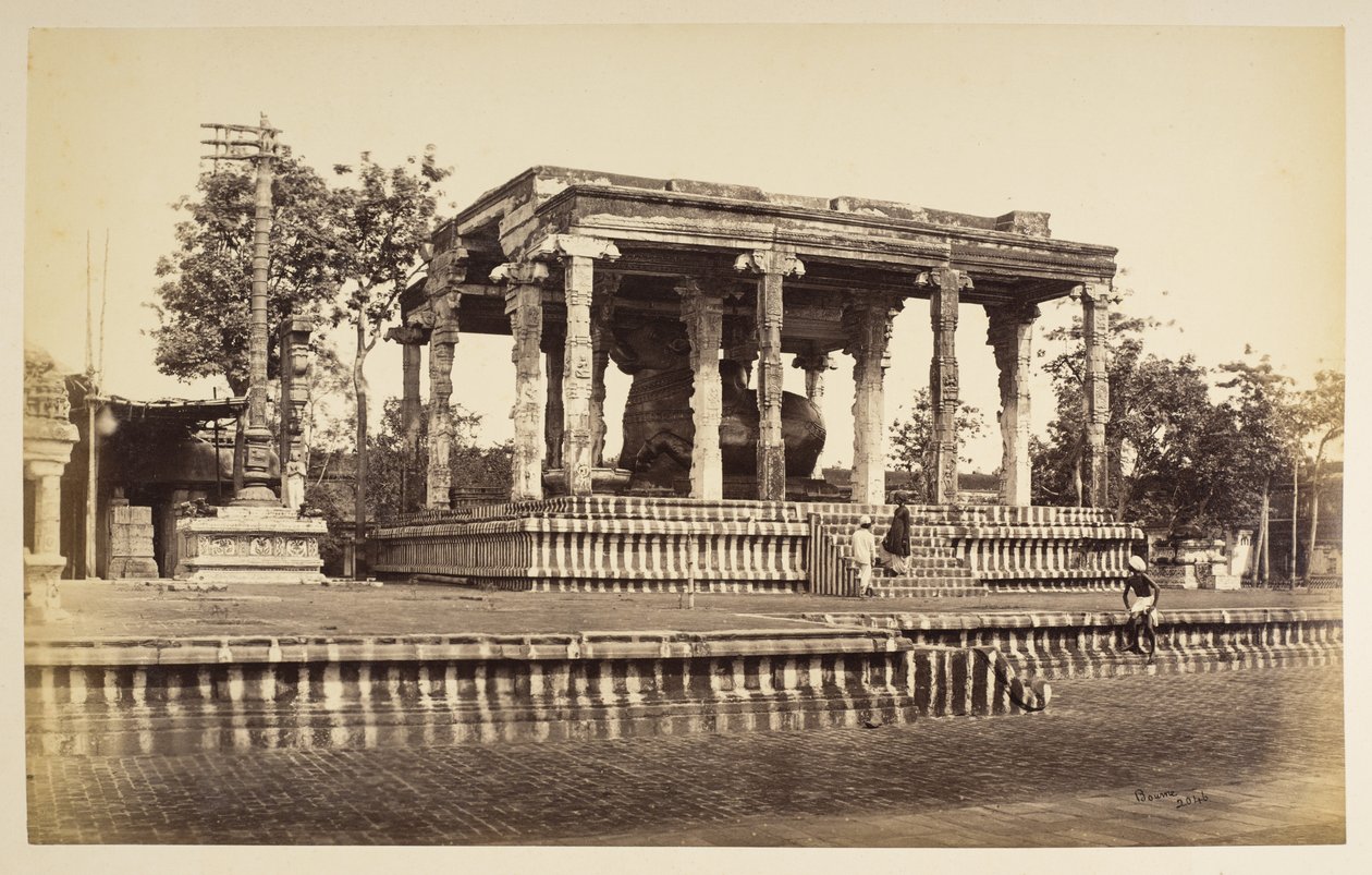 Den store stentyr, Tanjore af Samuel Bourne