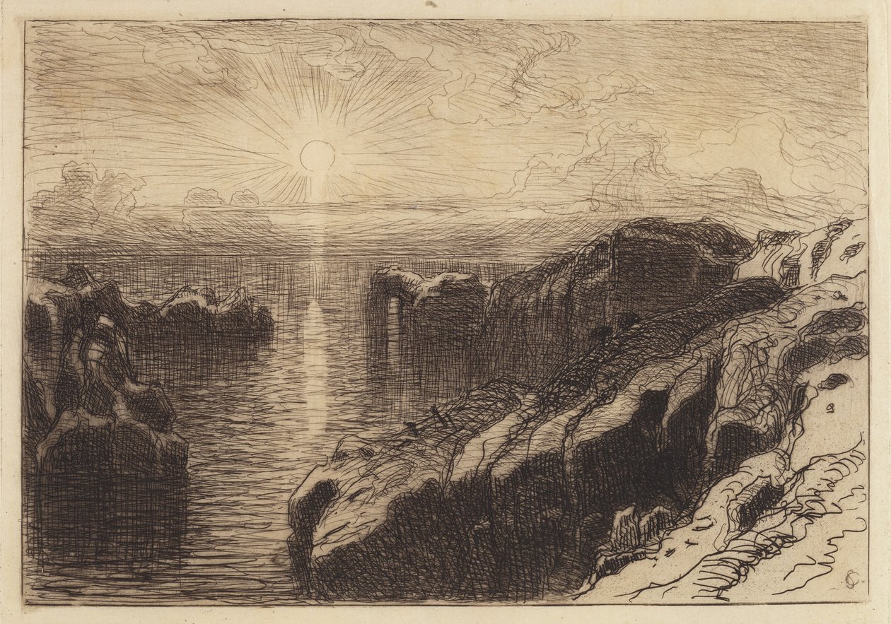 Stillehavskysten, Californien af Samuel Colman