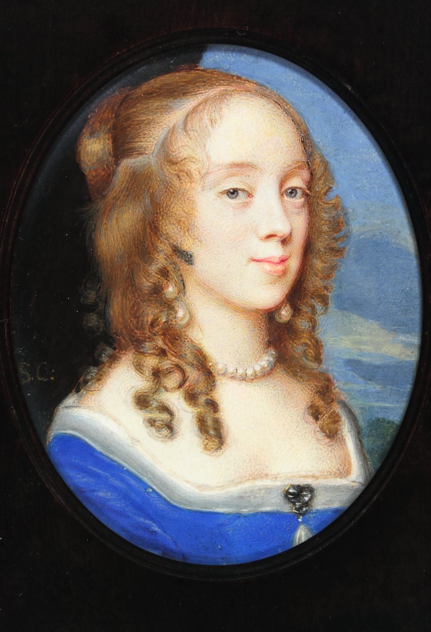 Anne Stephens, Lady Pye (akvarel på vellum) af Samuel Cooper
