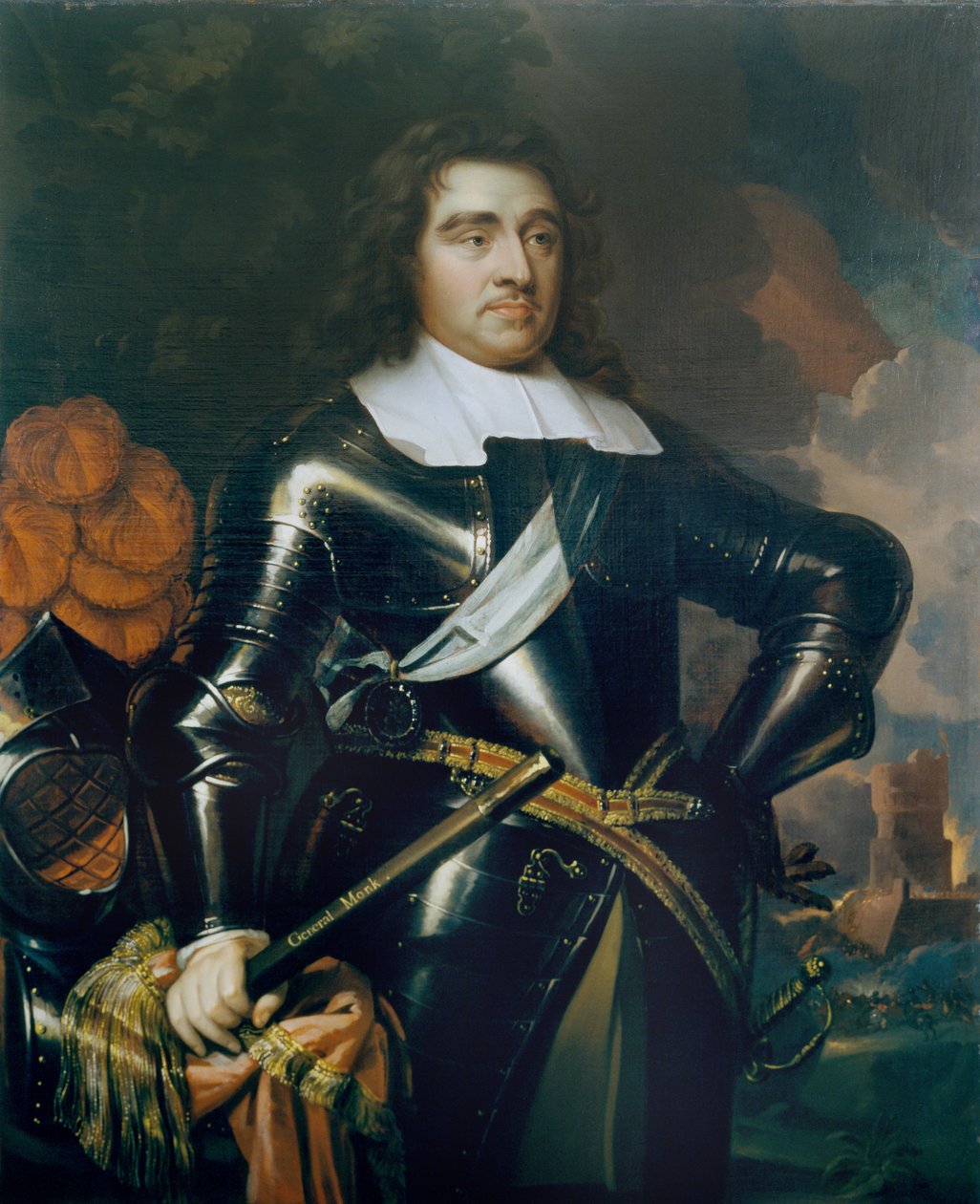 General George Monk (1608-70) 1. hertug af Albemarle, ca. 1665 af Samuel Cooper
