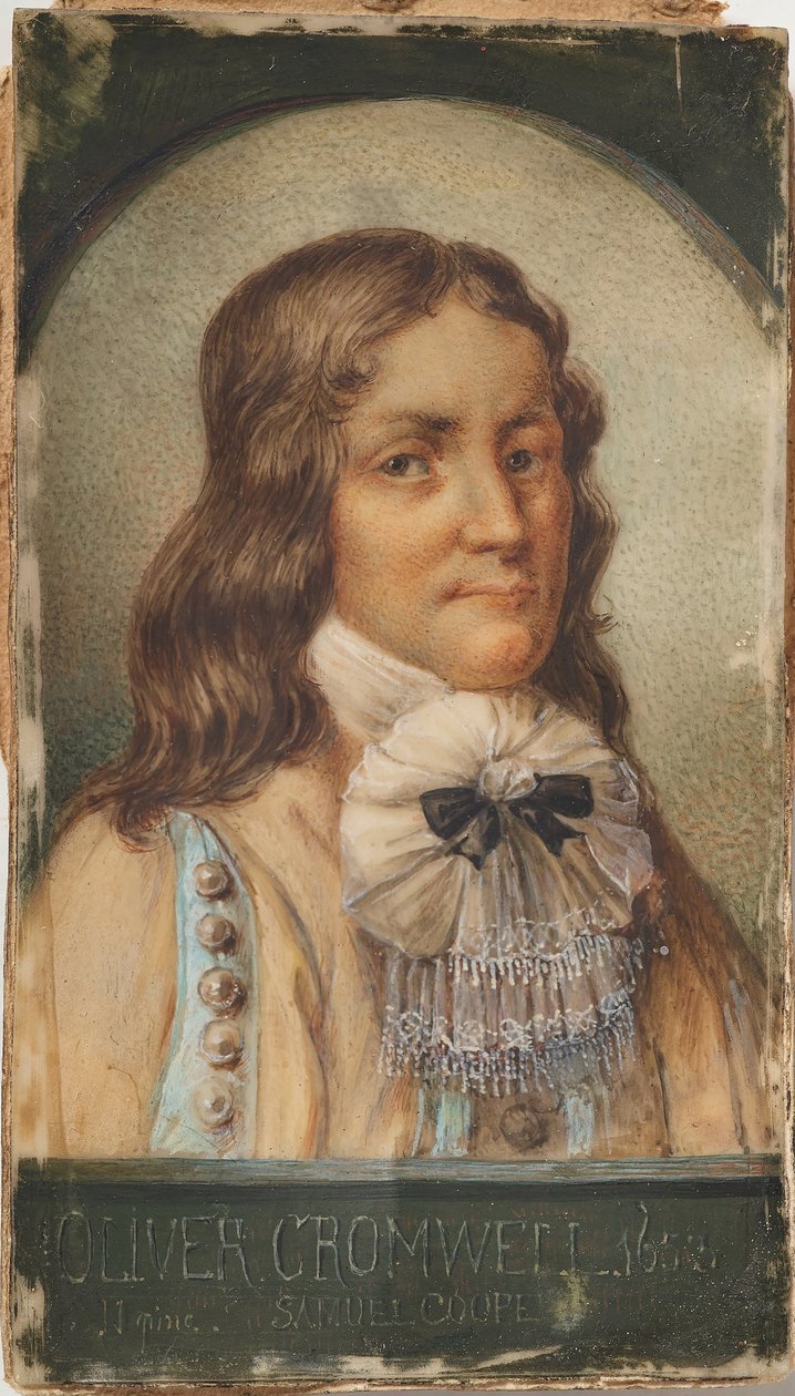 Portræt af Oliver Cromwell 1599-1658, 1653. af Samuel Cooper