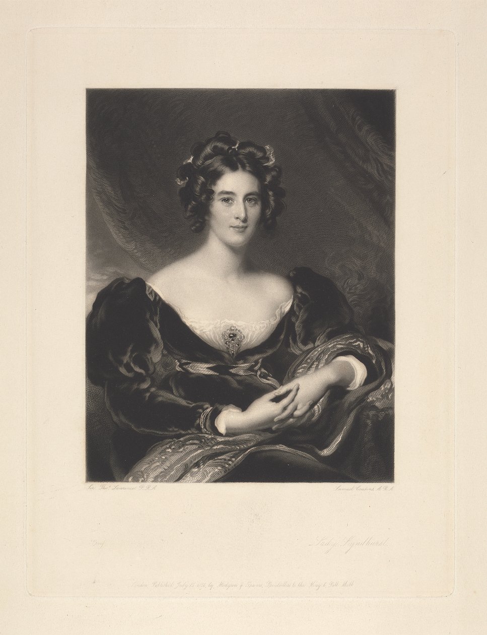 Lady Lyndhurst af Samuel Cousins