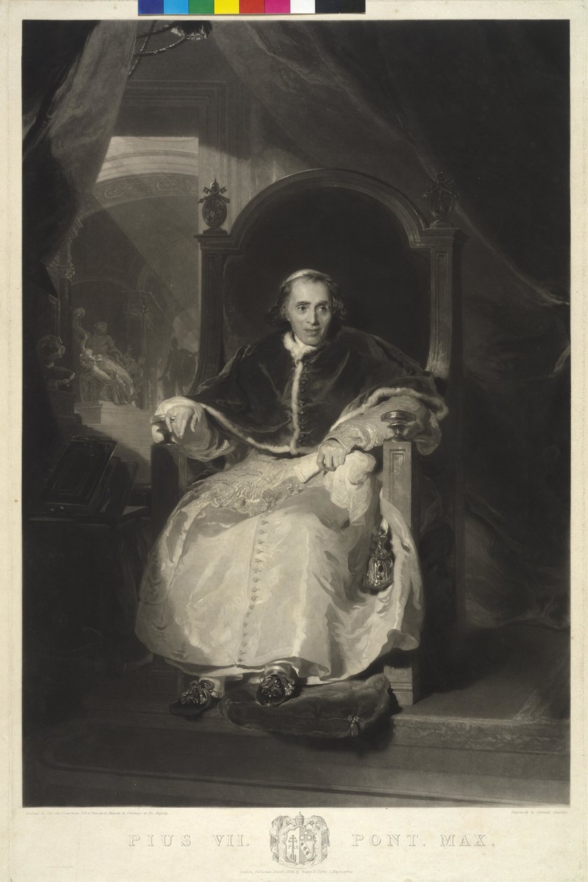 Pave Pius VII af Samuel Cousins