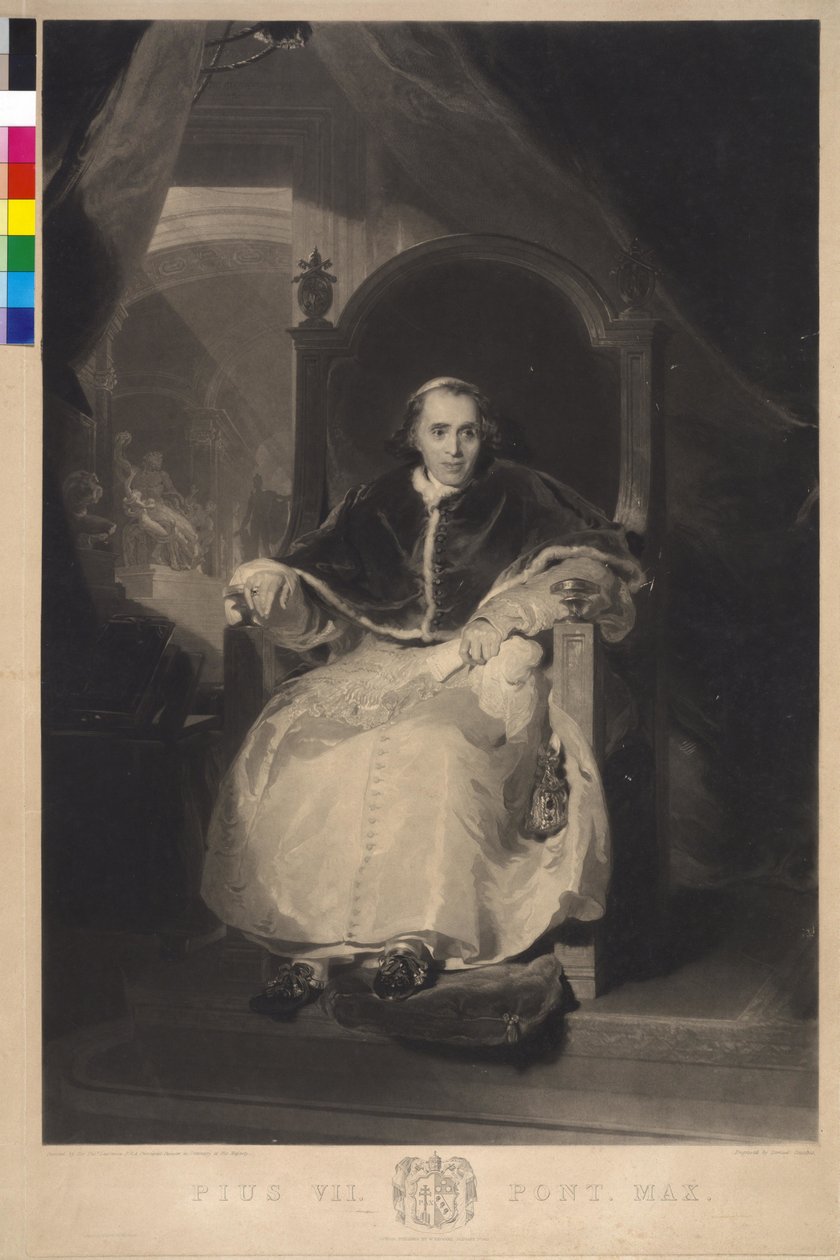 Pave Pius VII af Samuel Cousins