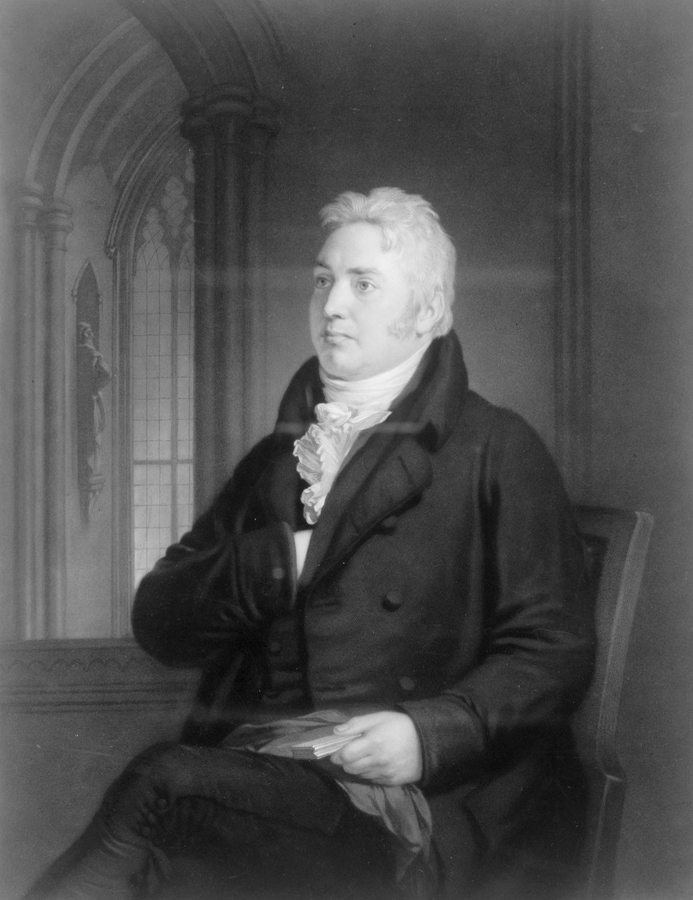 Samuel Taylor Coleridge på 42 år (mezzotint) af Samuel Cousins