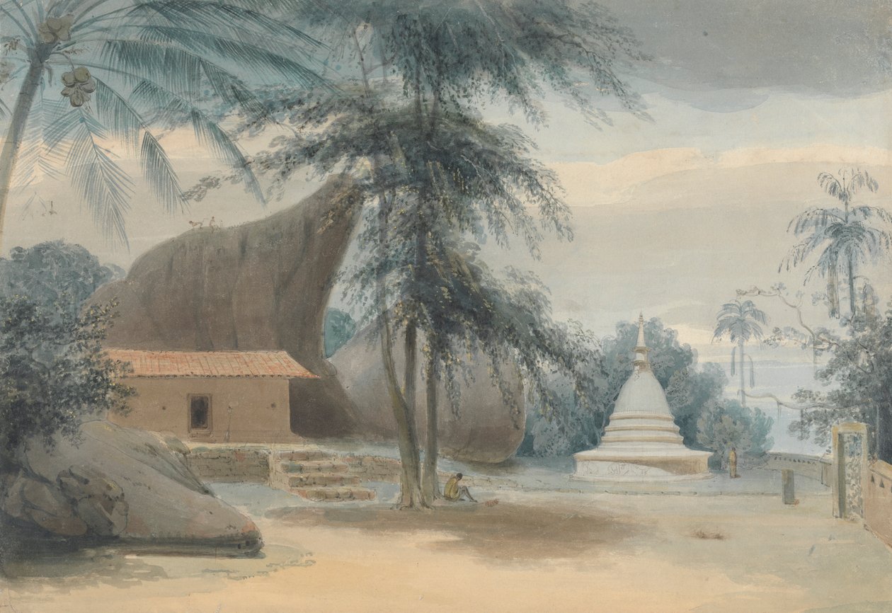 En scene mellem Galle og Matura, omkring seks mil fra Galle af Samuel Daniell