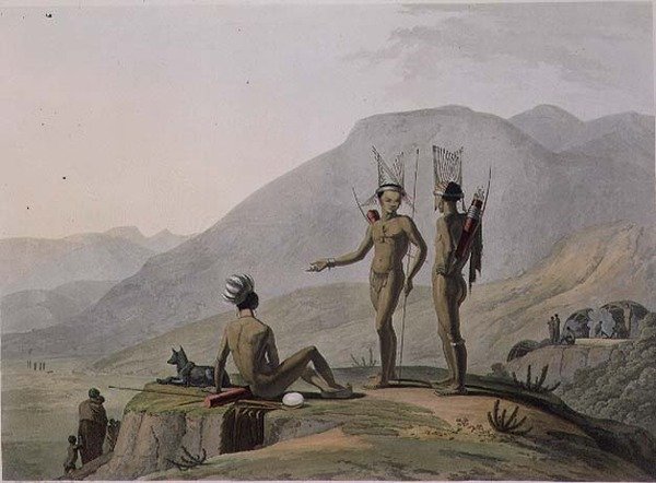 Bush-Men Hottentots Armed for an Expedition, plade 2 fra 