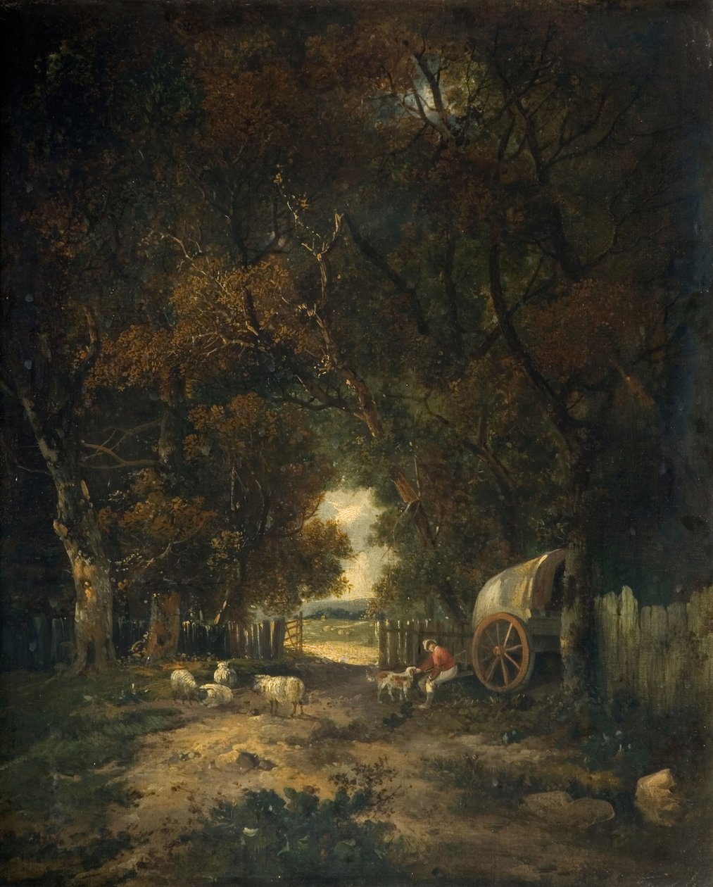 Walnut Tree Walk, Earlham, 1836-63. af Samuel David Colkett