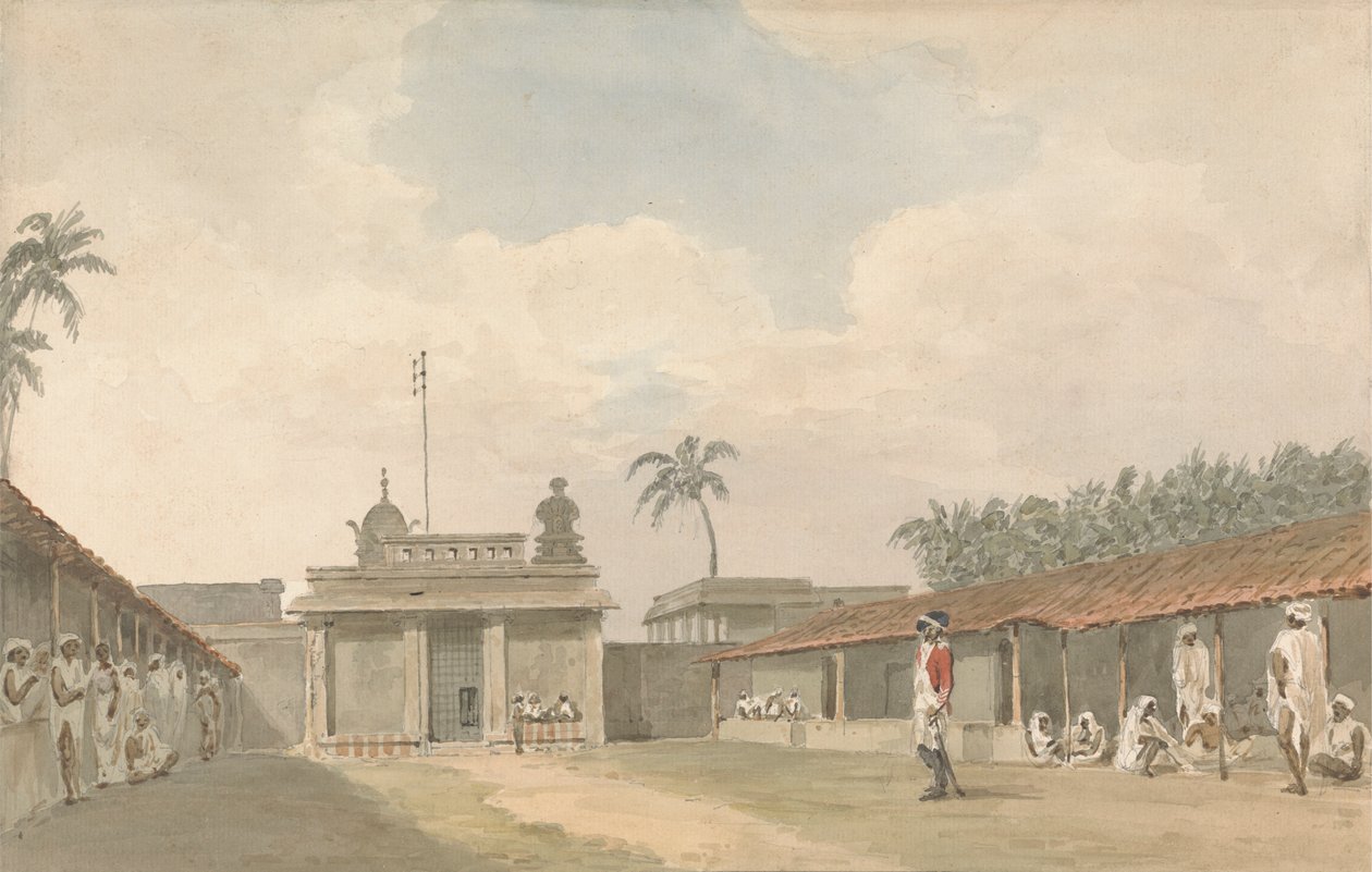 En Sepoy Sargent i en forbindelse af Samuel Davis