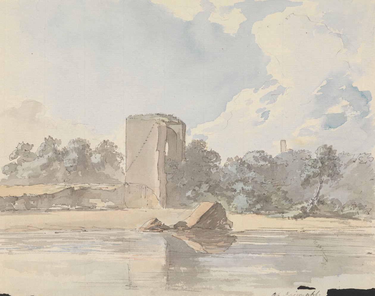 Ved Rajmahal [Rajmahal] af Samuel Davis