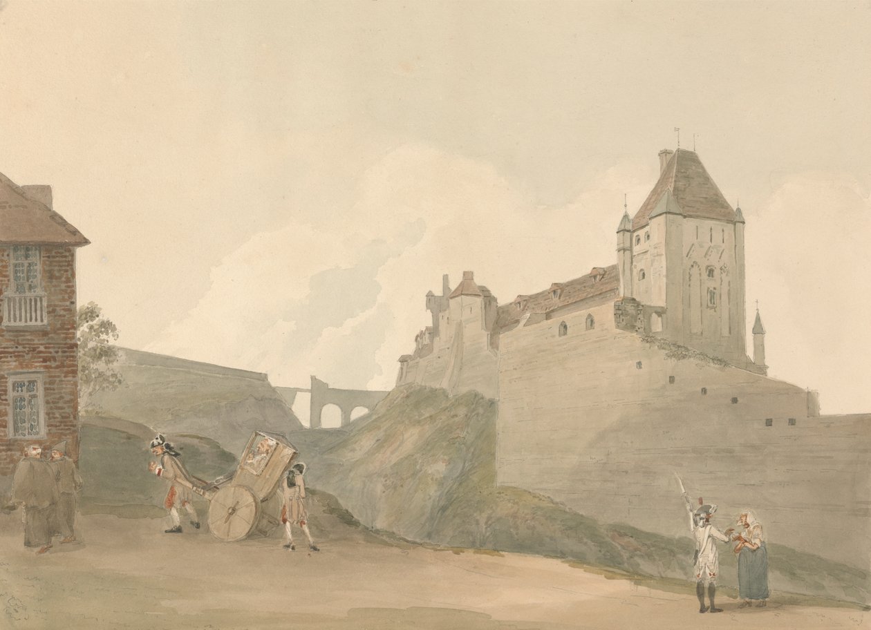 Slot ved Dieppe, Normandiet af Samuel Davis