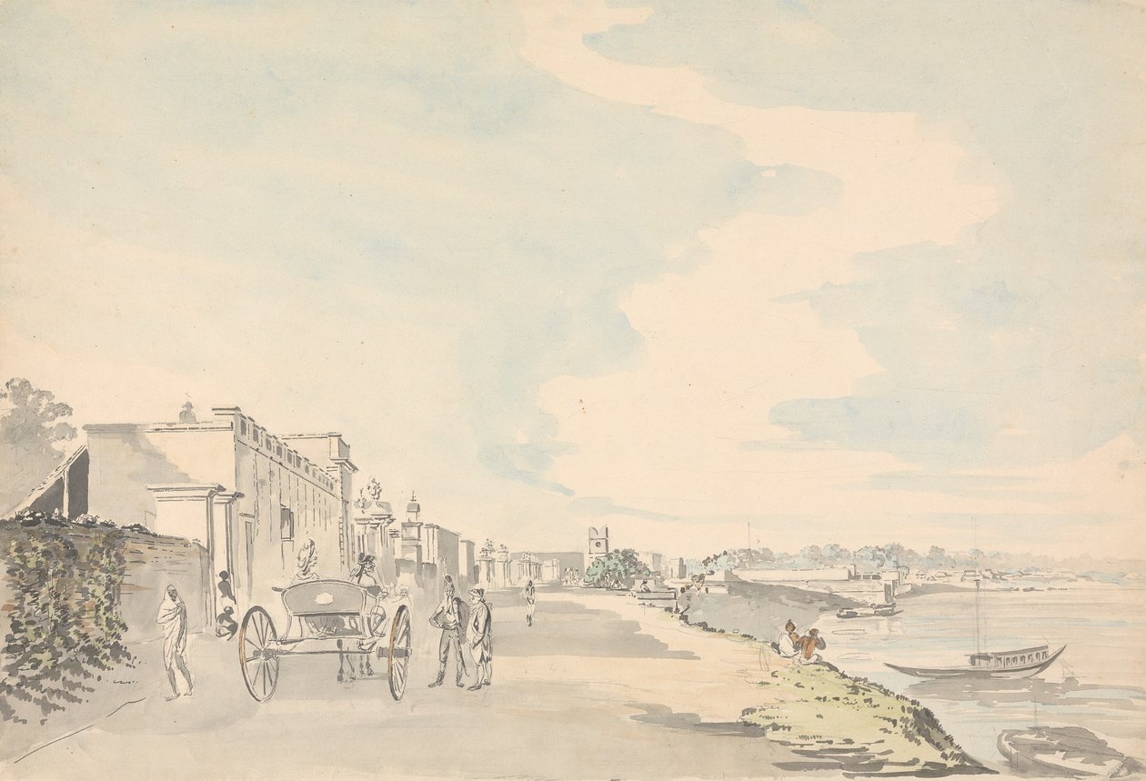 Chandernagore, Vestbengalen af Samuel Davis