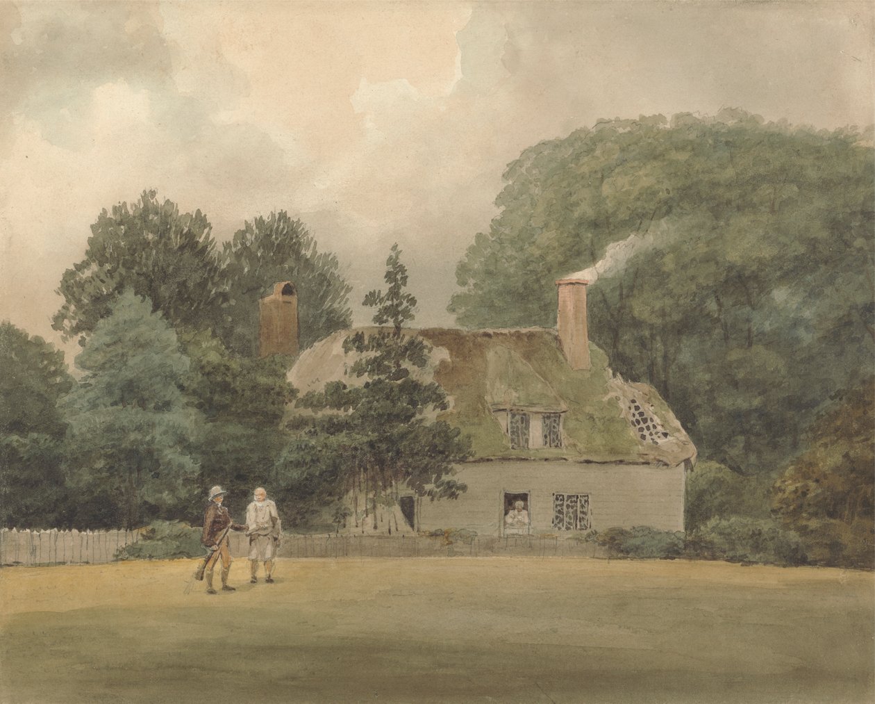 Sommerhus på grund af Ayot St. Lawrence Hertfordshire af Samuel Davis