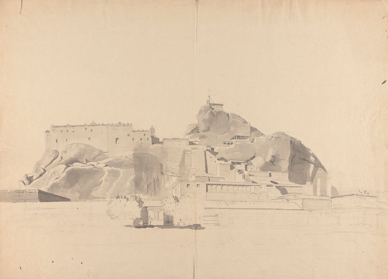 Fort på et klippefremspring af Samuel Davis